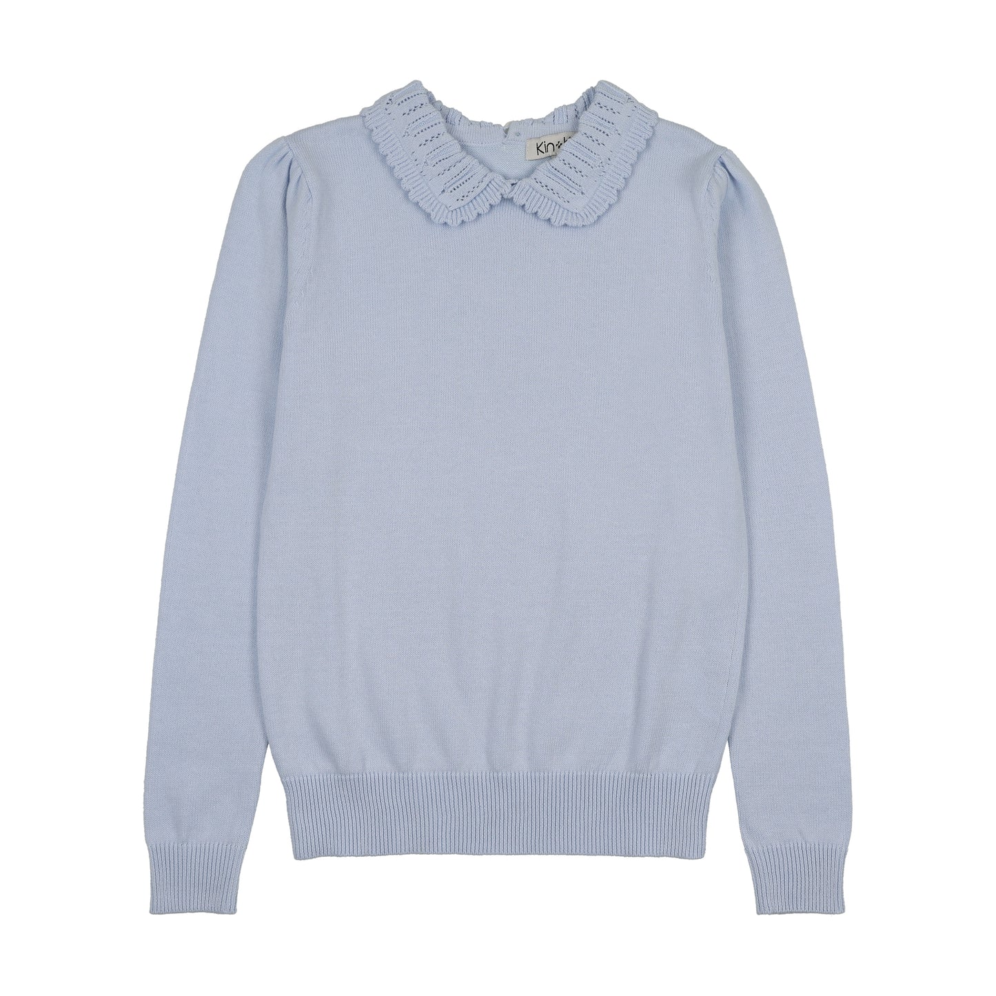 KIN & KIN LIGHT BLUE PETER PAN COLLAR SWEATER