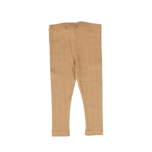 PETIT PIAO CARAMEL POINTELLE LEGGING