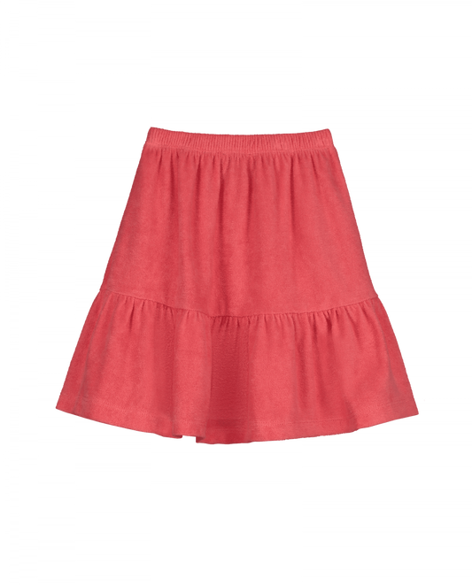 LETTER TO THE WORLD DEEP PINK TERRY SKIRT [FINAL SALE]
