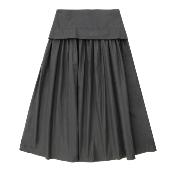 スカート ANDMARY coco check pleats skirt black ANDMARY】Coco check pleats skirt