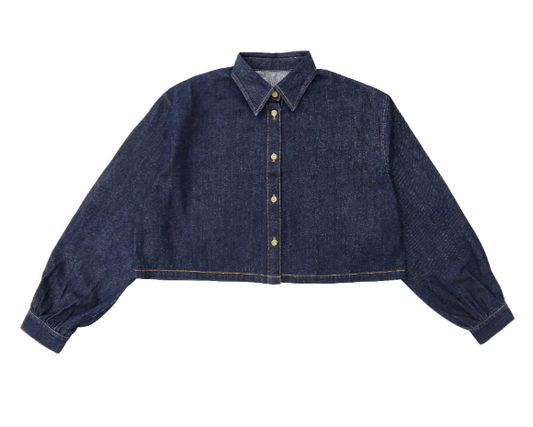 COCO BLANC MID BLUE DENIM BLOUSE