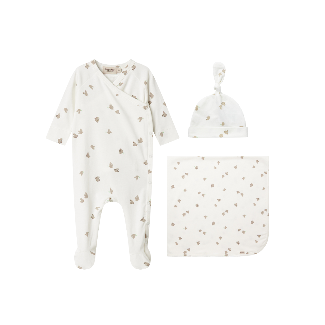MARMAR COPENHAGEN WHITE LEAF PRINT SET
