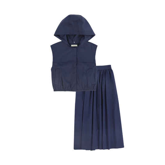 VALENTINA NAVY POCKET VEST SET