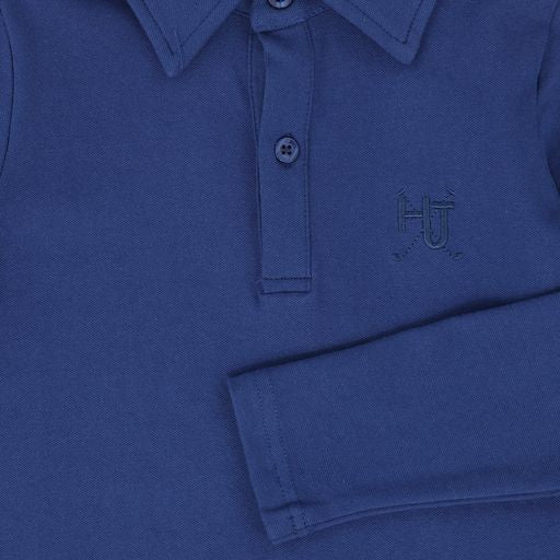 HARPER JAMES NAVY LOGO POLO