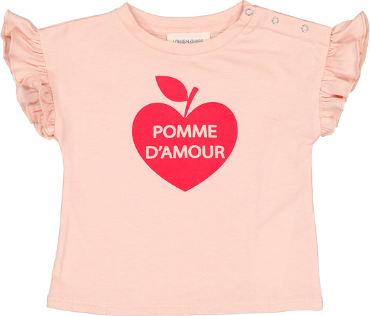 LOUIS LOUISE LIGHT PINK AMOUR TEE [FINAL SALE]