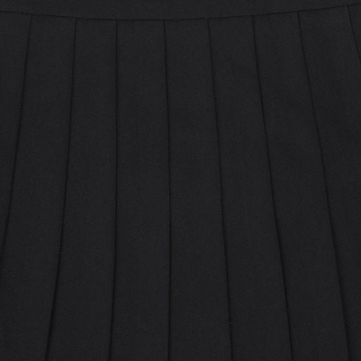 LILOU BLACK PLEATED SKIRT