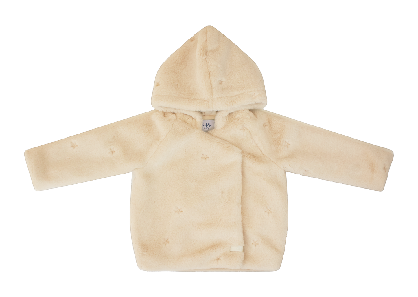 KIPP NATURAL EMBROIDERED STAR FUR JACKET
