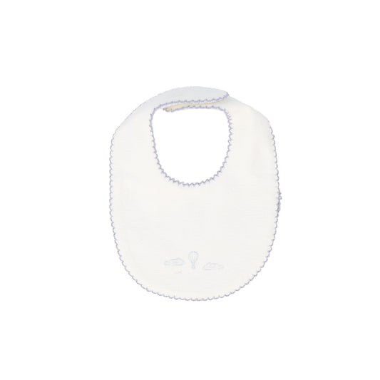 KIPP BLUE CLOUD PRINT TERRY BIB
