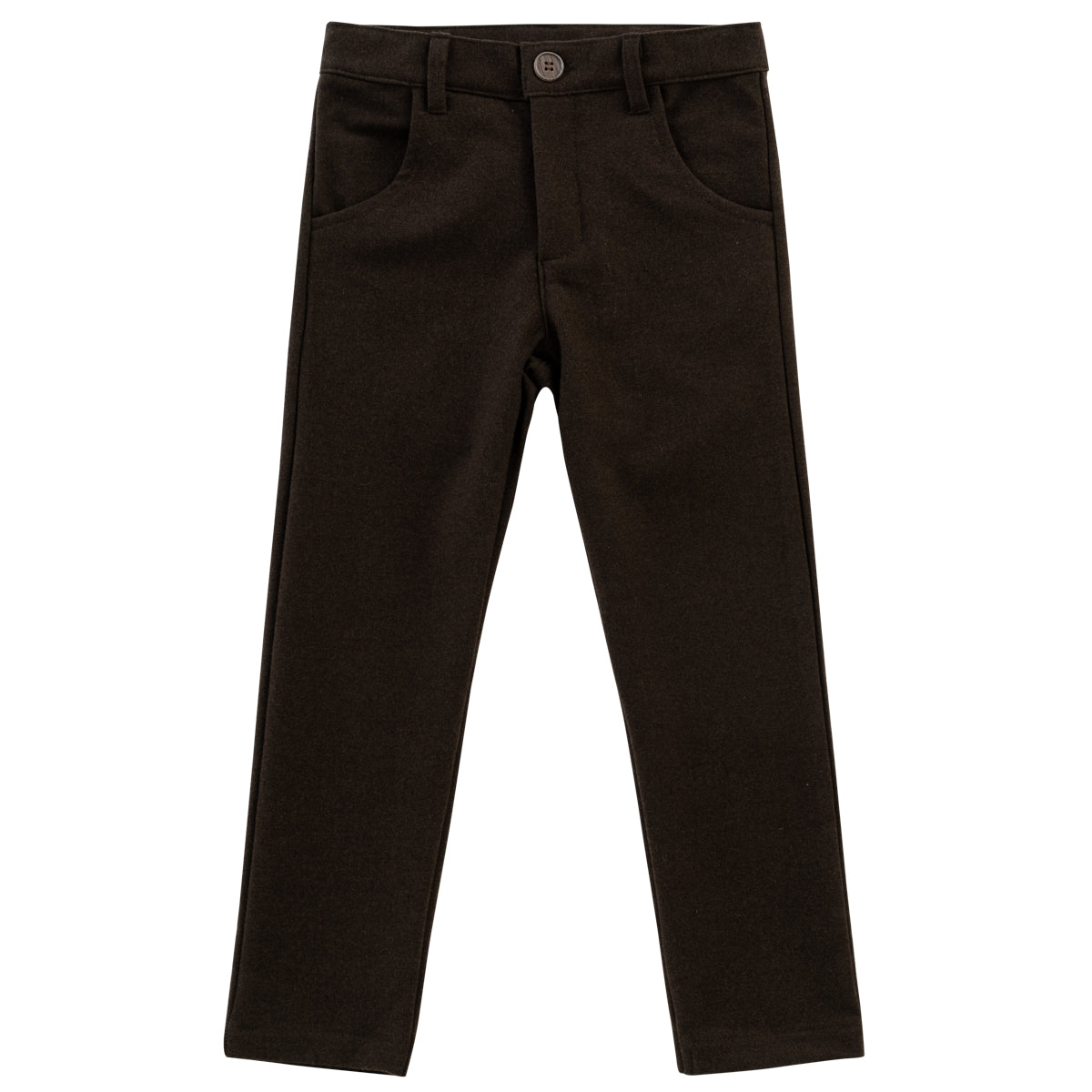 KIPP DARK BROWN SLIM STRETCH PANTS