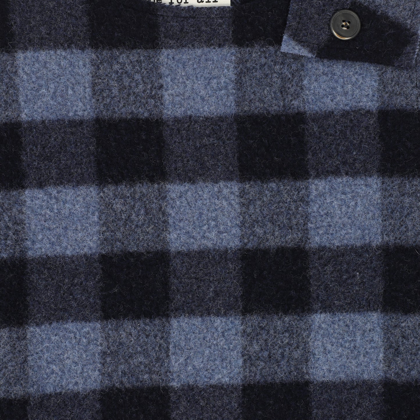 BE FOR ALL NAVY BLUE CHECKED VEST