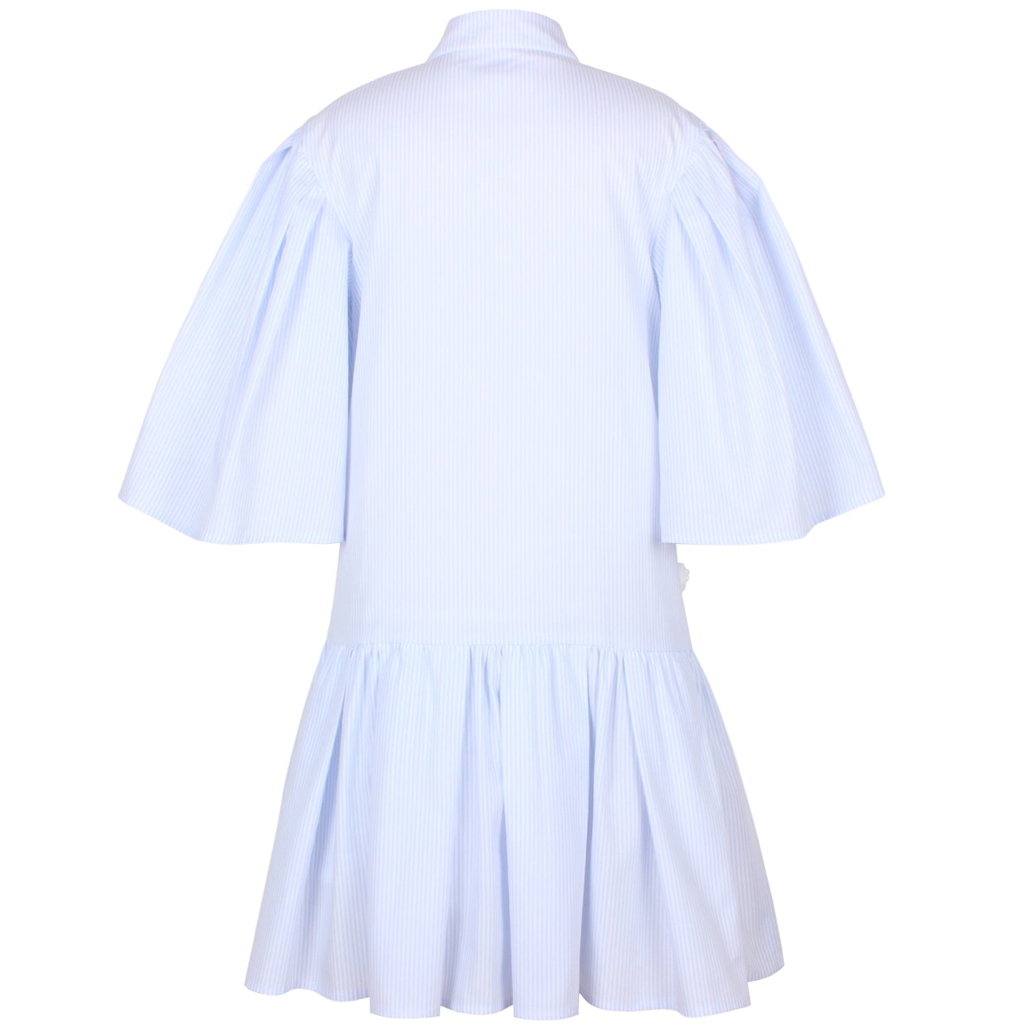 JESSE AND JAMES BLUE FLOWER APPLIQUE TIE DRESS