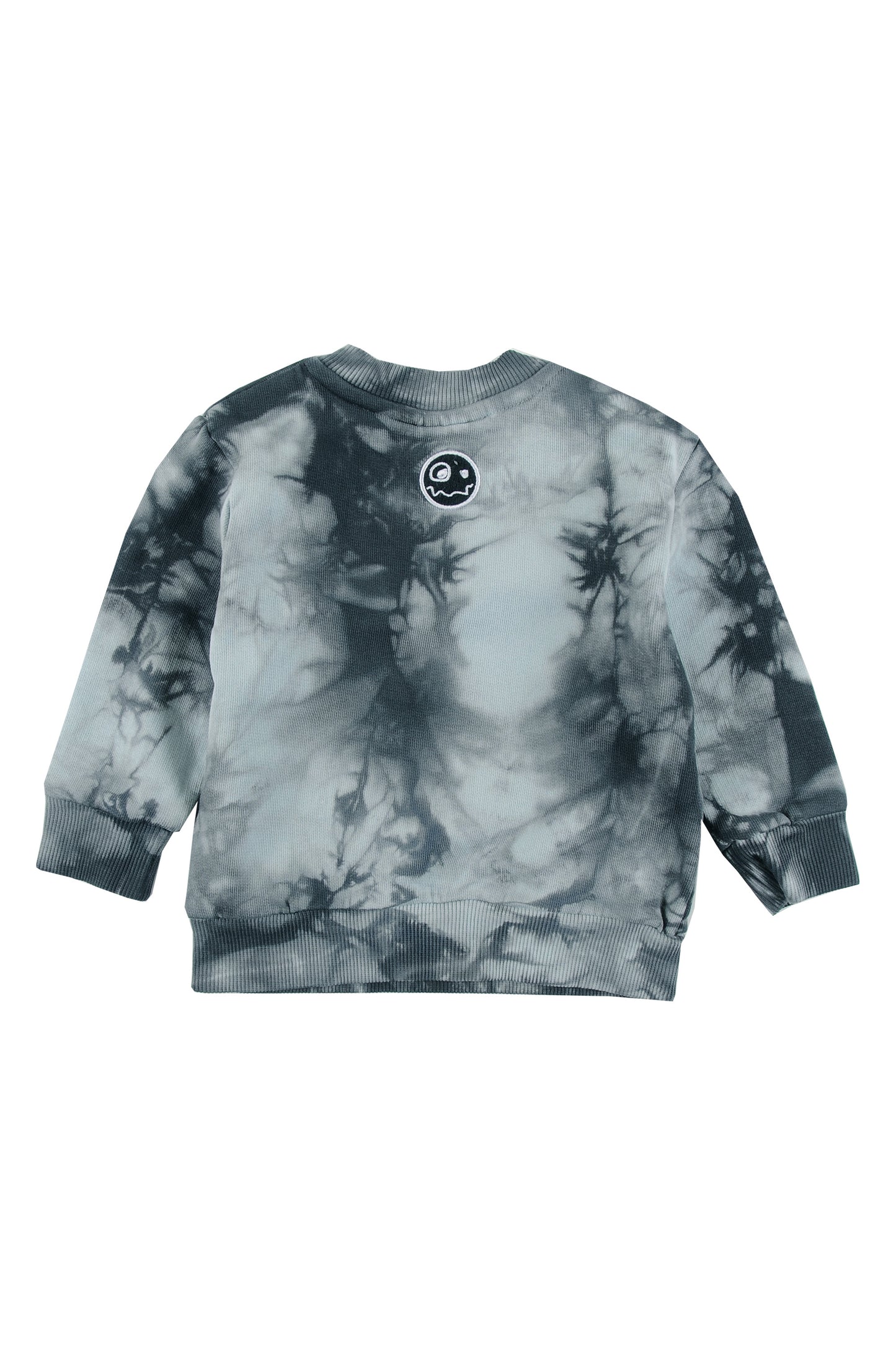 LOUD BLUE BLACK TYE DYE BABY TOP