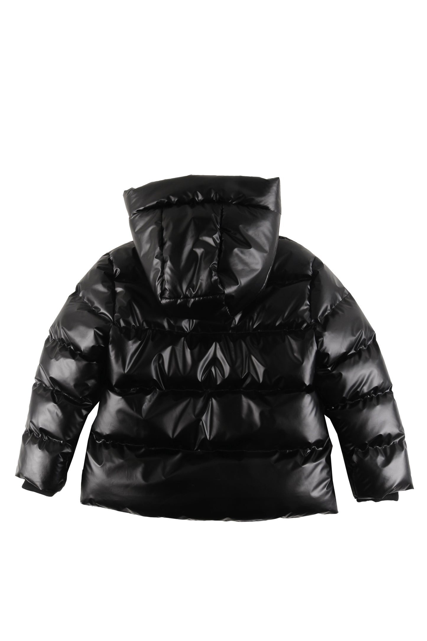 LOUD BLACK LOGO PUFFER COAT
