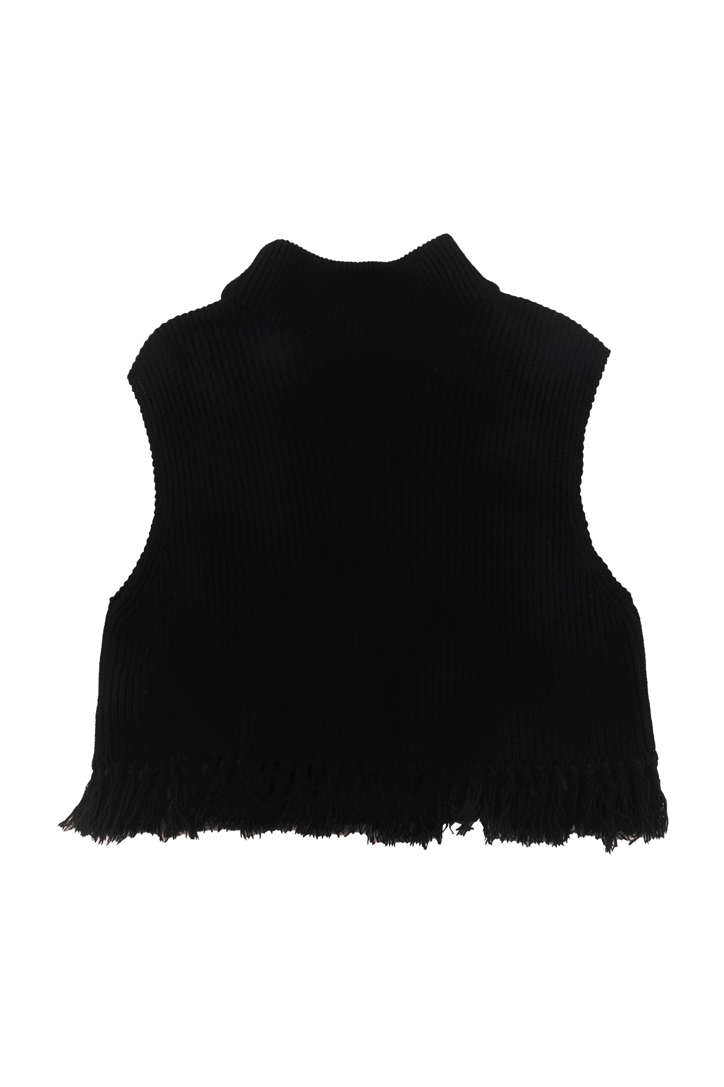 LOUD BLACK LOGO FRINGE TOP