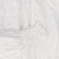 VENERA ARAPU WHITE CRINKLE WAISTED TOP [FINAL SALE]