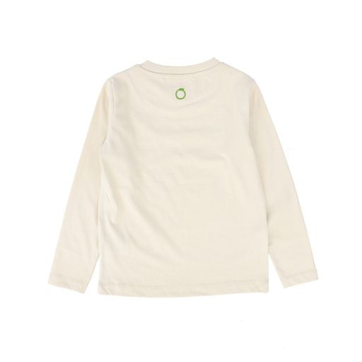TRUSSARDI ECRU LOGO TSHIRT