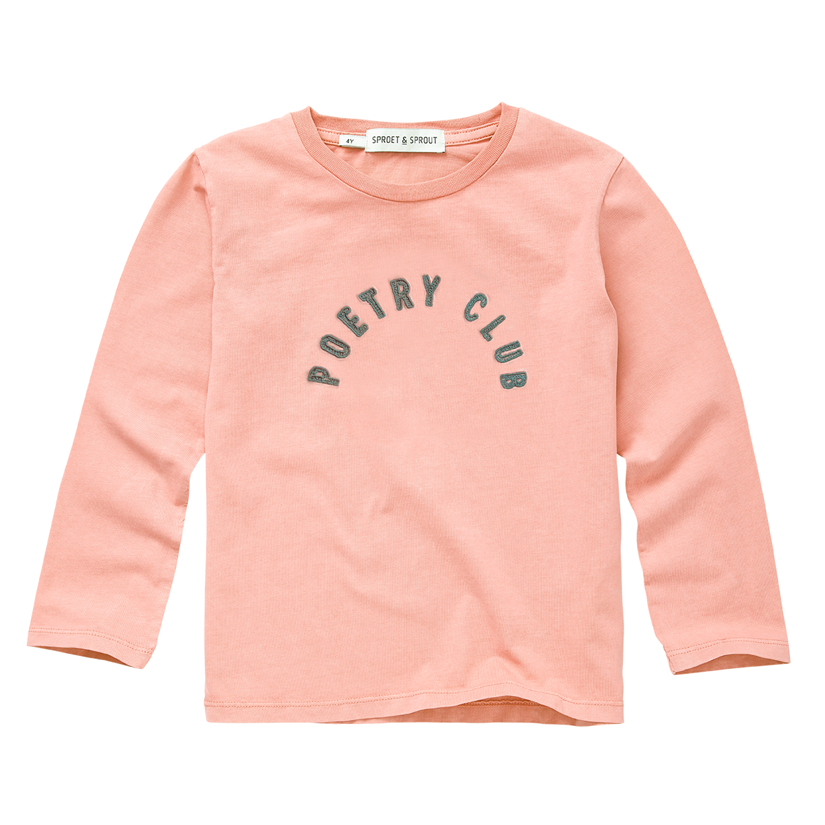 SPROET & SPROUT PEACH WORDED T-SHIRT
