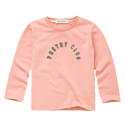 SPROET & SPROUT PEACH WORDED T-SHIRT
