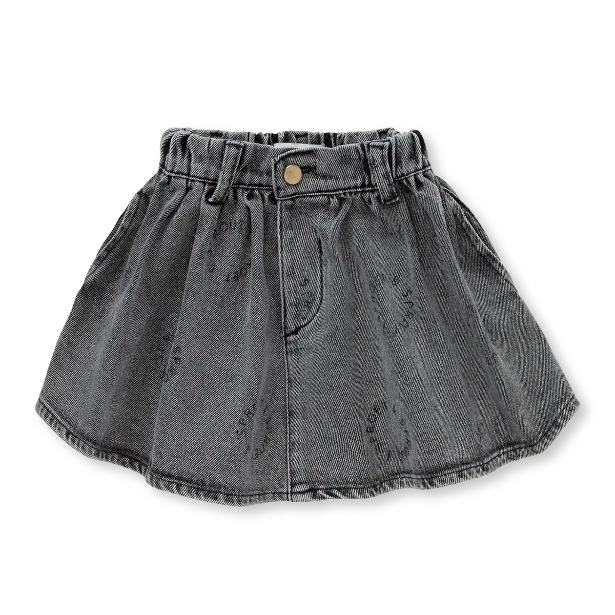 SPROET & SPROUT BLACK DENIM WASH SKIRT