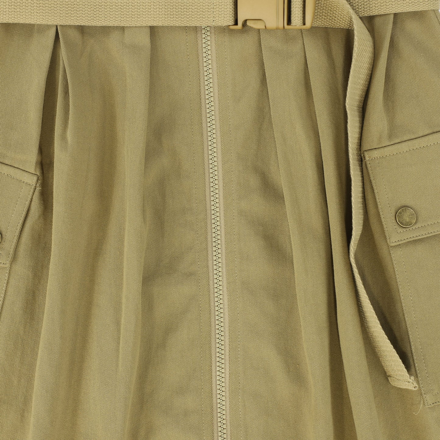 PHIL AND PHOEBE KHAKI SIDE POCKET SKIRT