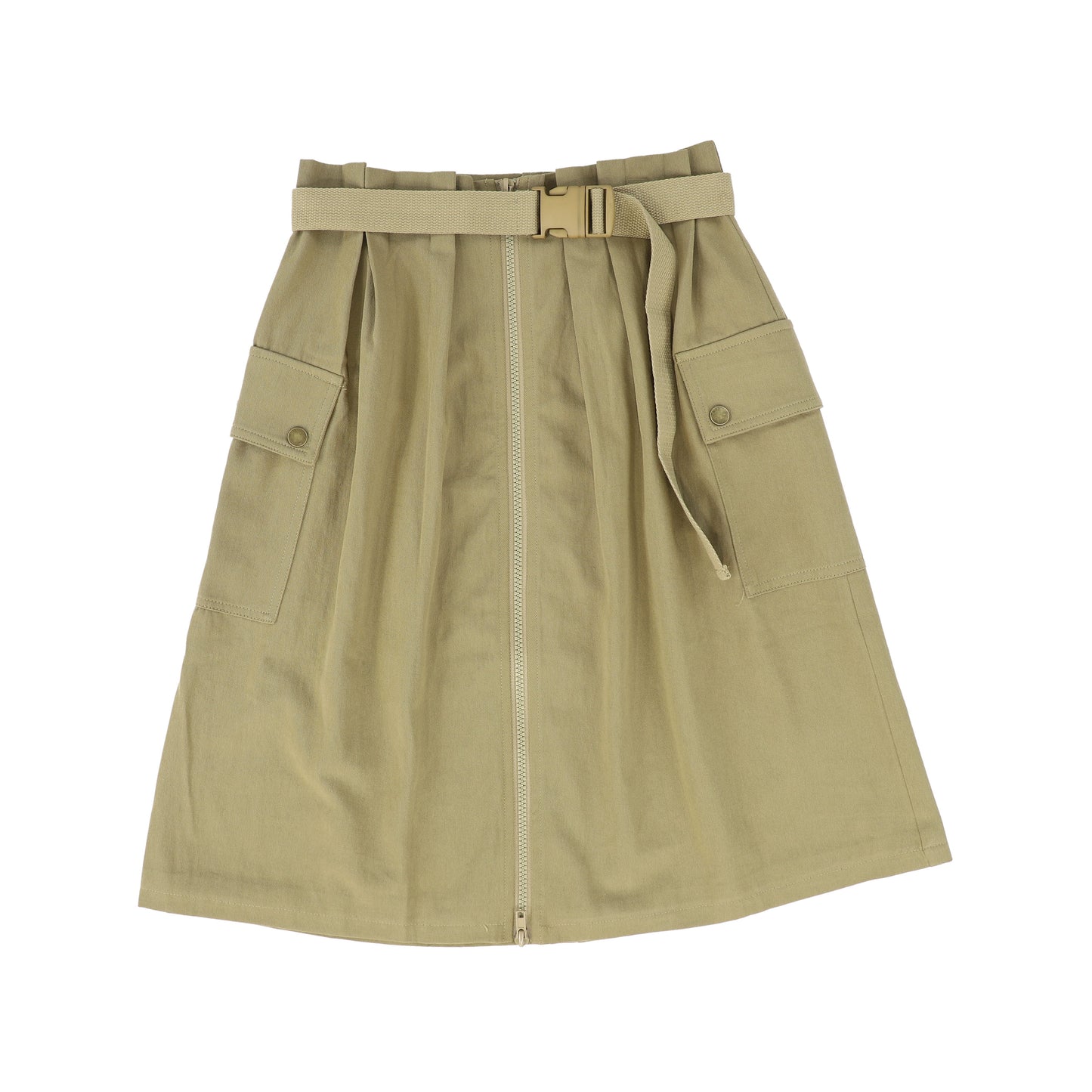 PHIL AND PHOEBE KHAKI SIDE POCKET SKIRT