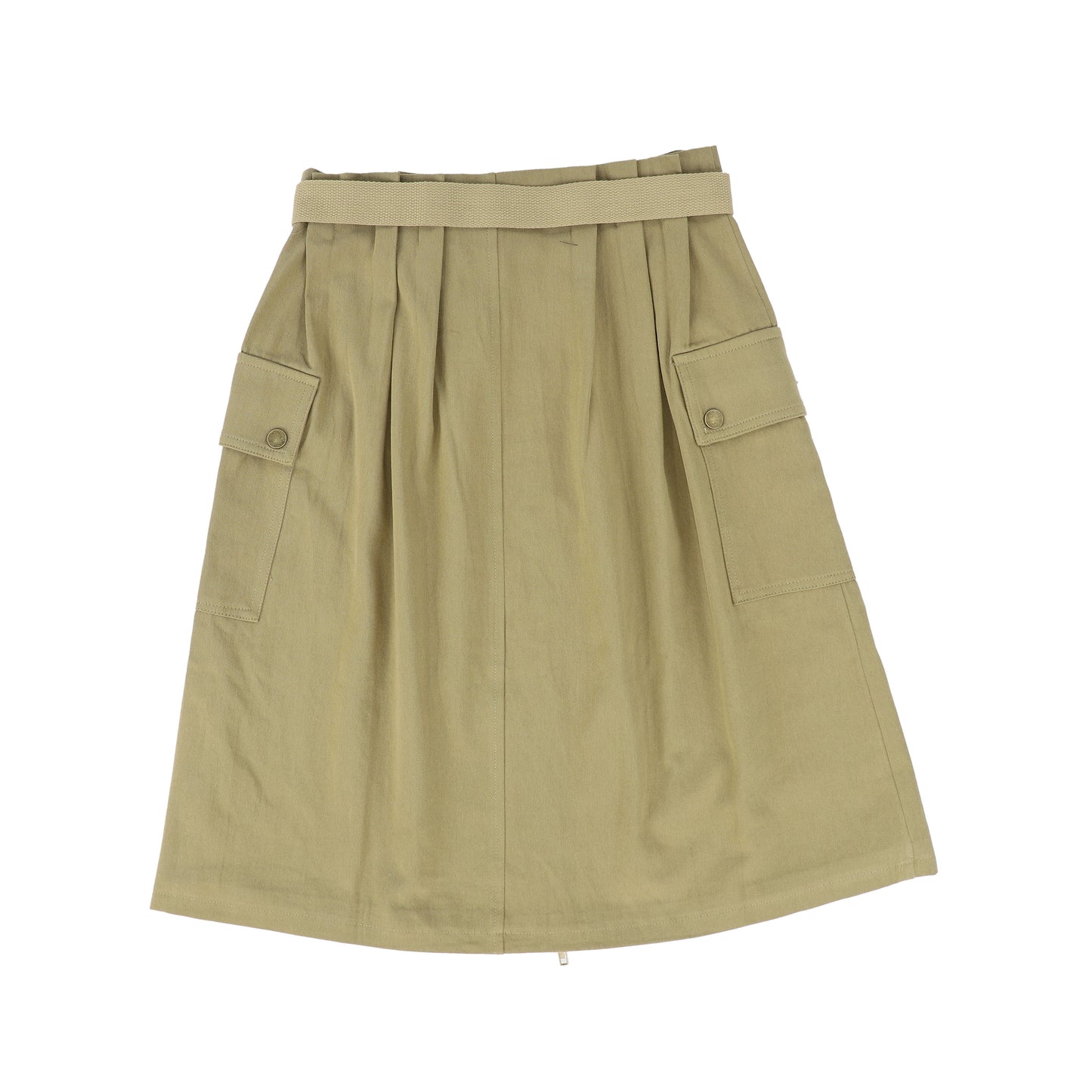 PHIL AND PHOEBE KHAKI SIDE POCKET SKIRT