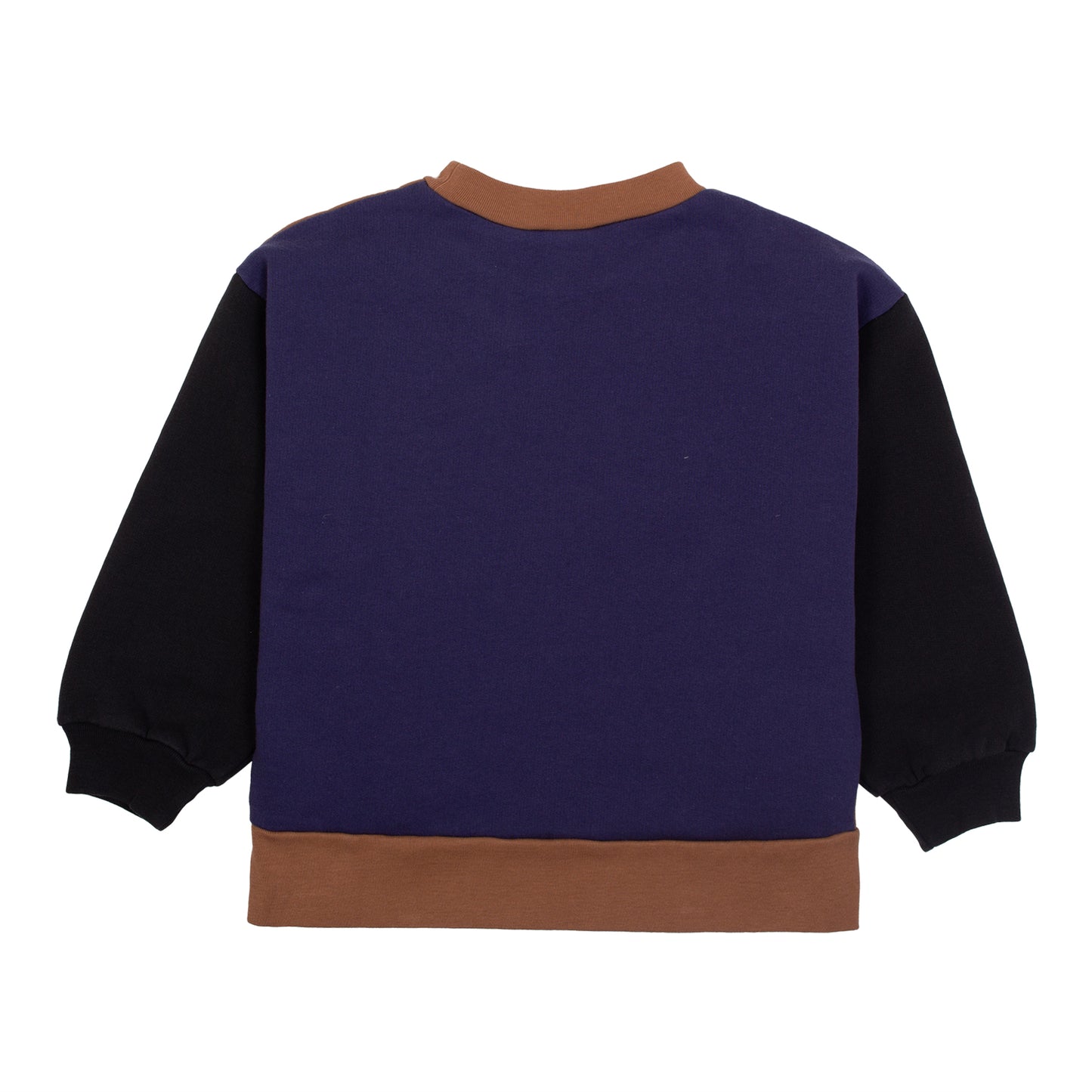 WYNKEN CAMEL BLACK SLEEVE SWEATSHIRT