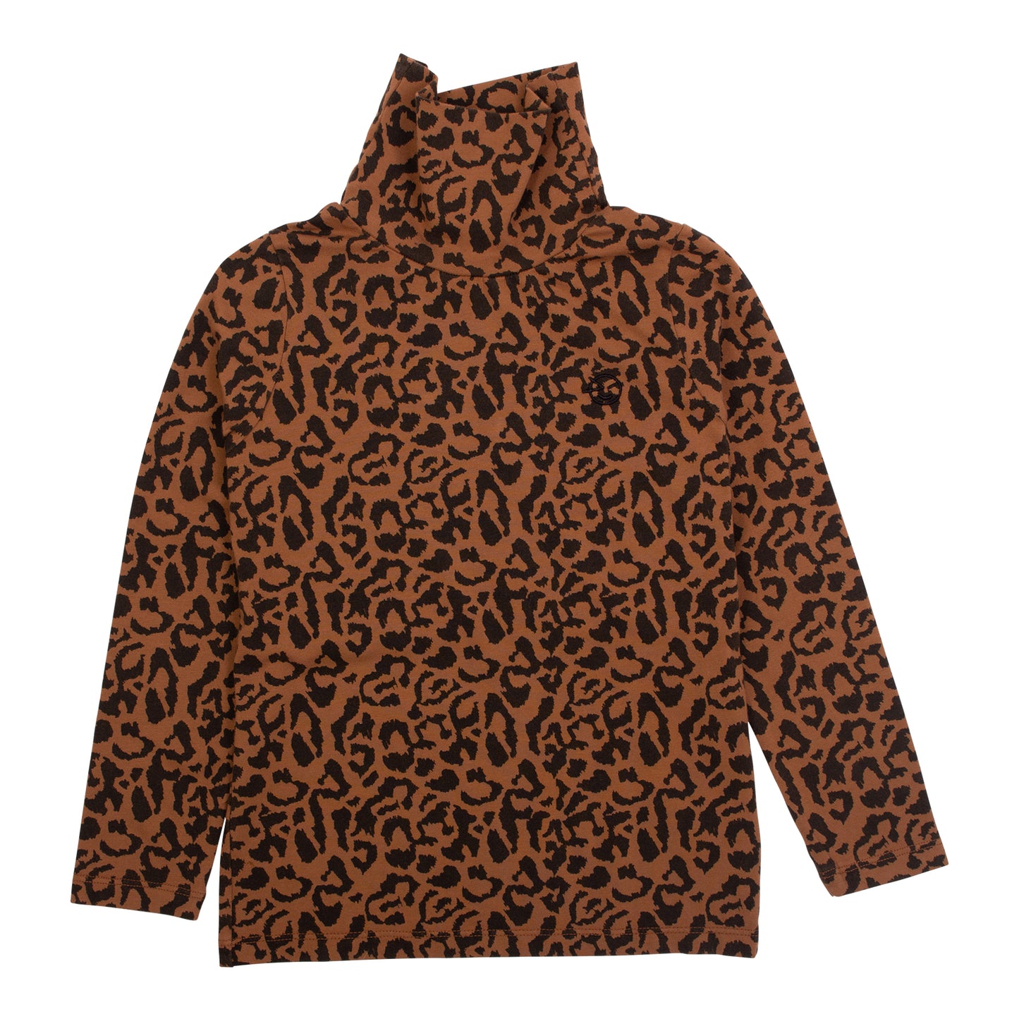 WYNKEN ANIMAL PRINT TURTLE NECK