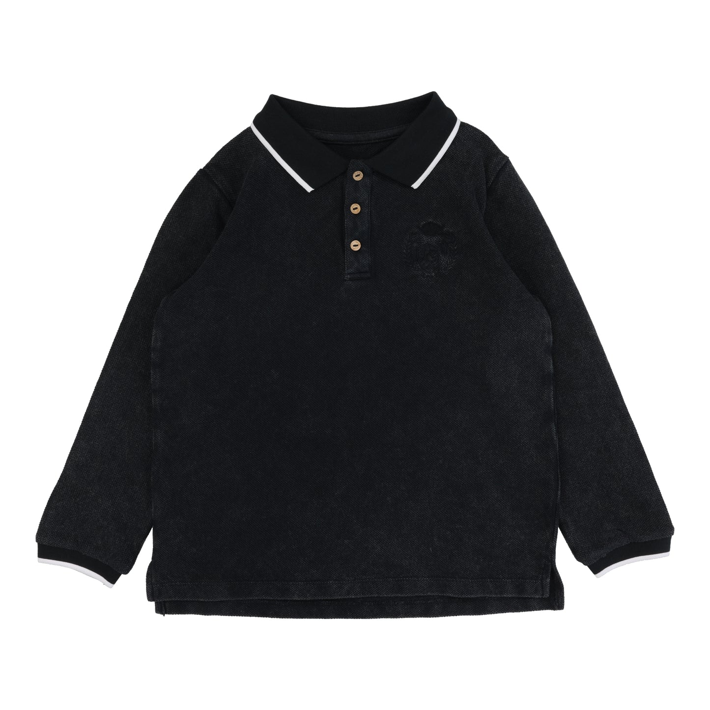 ANALOGIE BLACK WASH EMBLEM POLO