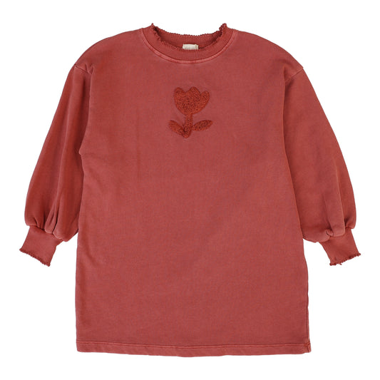 ANALOGIE MINERAL RED SHERPA TULIP DRESS