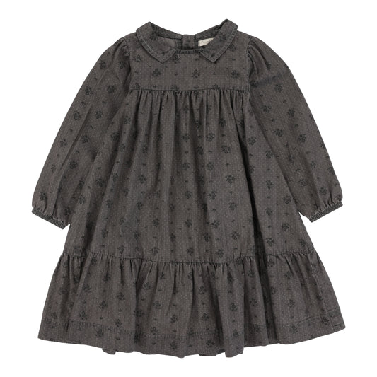 ANALOGIE GREY WASH TENCEL DRESS