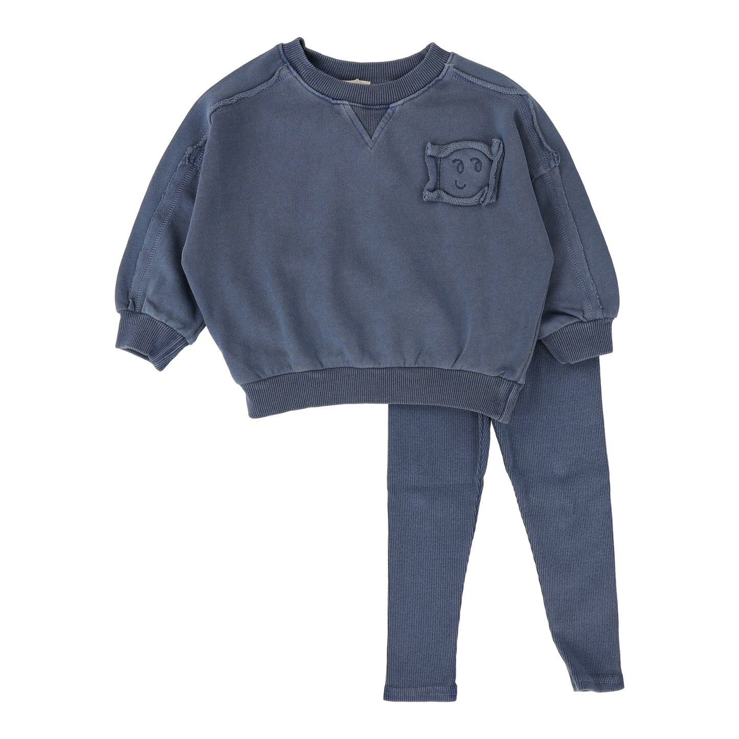 ANALOGIE BLUE WASH SWEATSHIRT SET