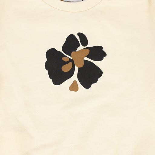 YELL OH BONE FLOWER PRINT PUFF SLEEVE TOP