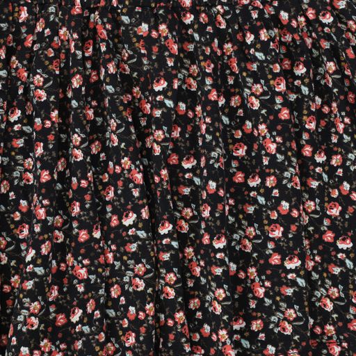 HELLO YELLOW PINK FLORAL FLARE SKIRT