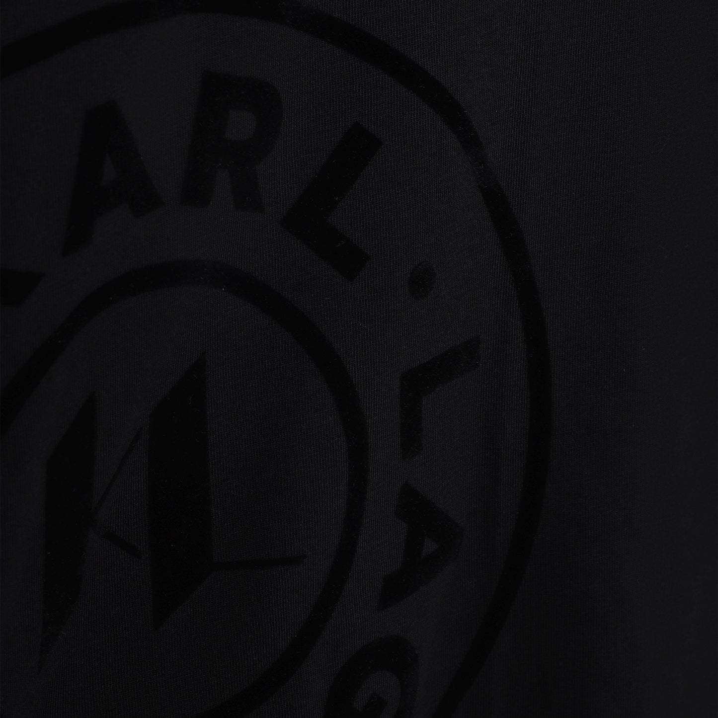 KARL LAGERFELD BLACK CIRCLE LOGO TEE