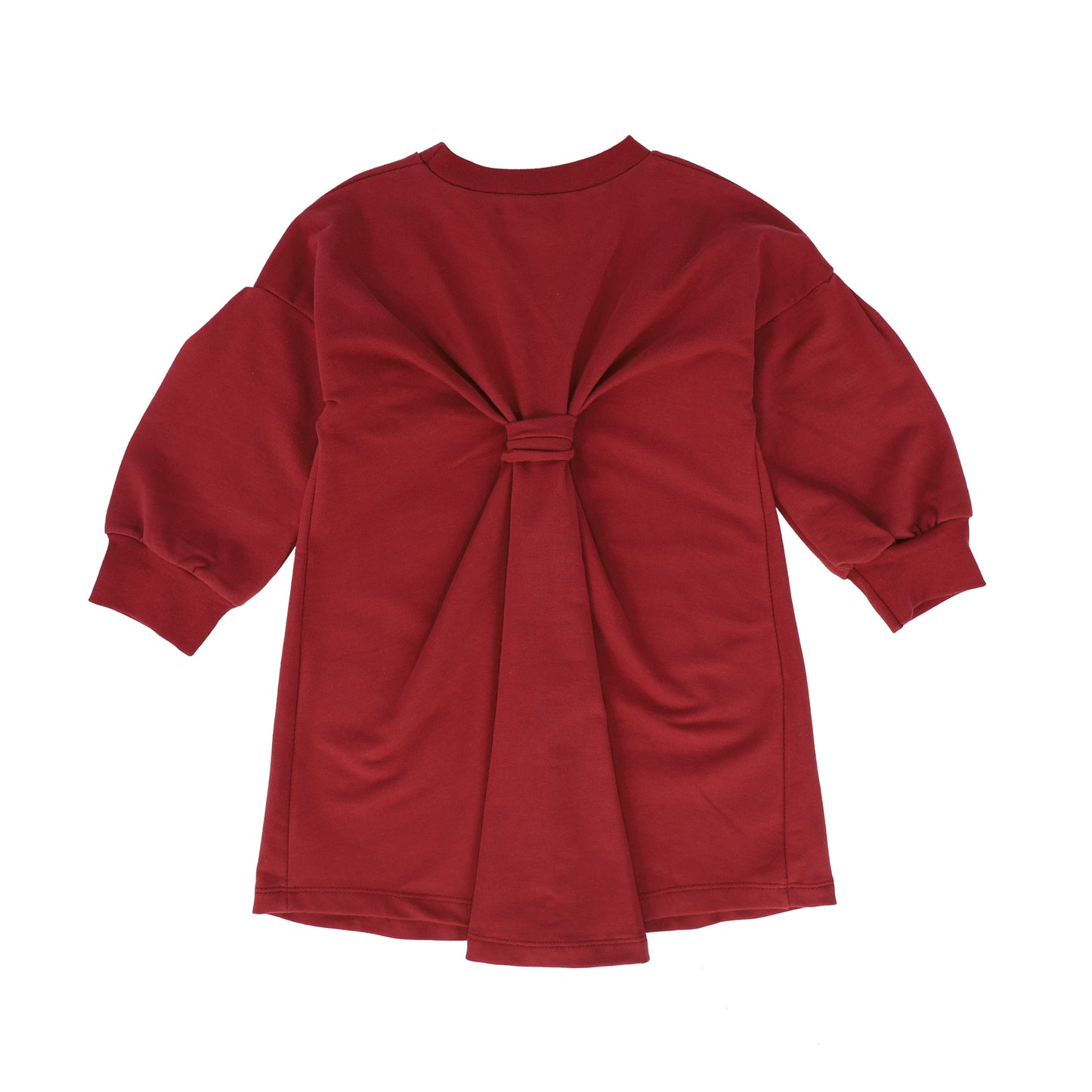 BONNIE AND THE GANG PLUM BOW DRESS