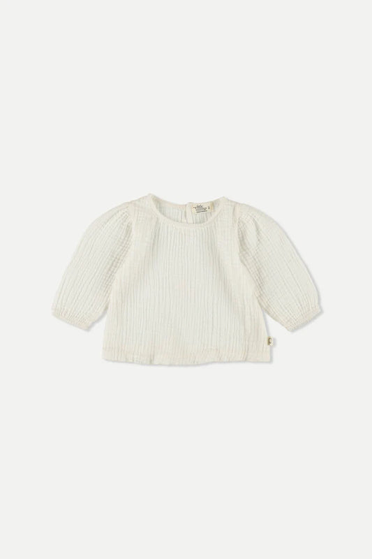 MY LITTLE COZMO IVORY BABY BLOUSE [FINAL SALE]