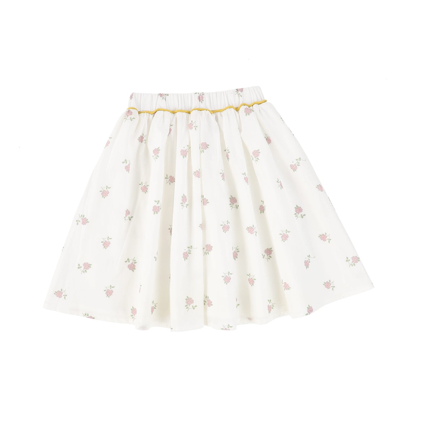 BAMBOO FLORAL SMALL PRINT SKIRT [FINAL SALE]