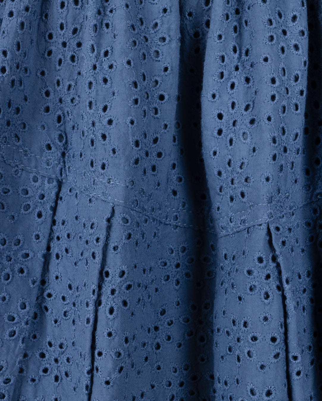 PAPILLON BLUE EYELET SKIRT