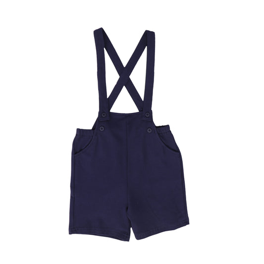BACE COLLECTION NAVY PIQUE OVERALLS [FINAL SALE]