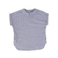 BAMBOO BLUE COLLARED SS TOP [FINAL SALE]