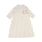 WATER CLUB TAN LOGO STRIPED COVER UP [FINAL SALE]