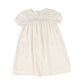 BACE COLLECTION OATMEAL PLEATED DETAIL BUBBLE SS DRESS [FINAL SALE]