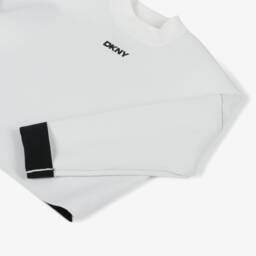 DKNY BLACK/WHITE REVERSIBLE SWEATER