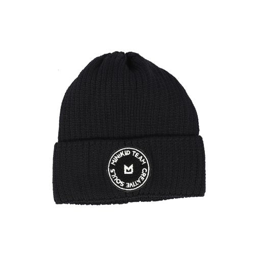 MINIKID BLACK LABEL LOGO BEANIE