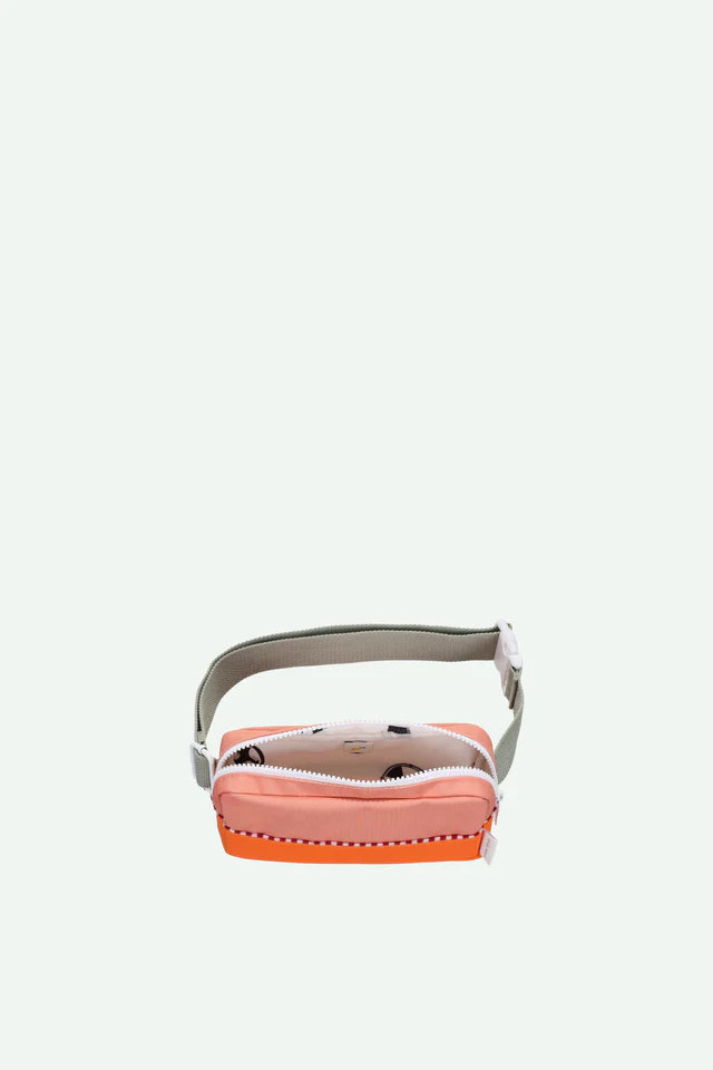 STICKY LEMON ORANGE COLOR BLOCK FANNY PACK