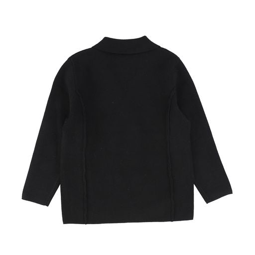 HARPER JAMES BLACK KNIT BLAZER