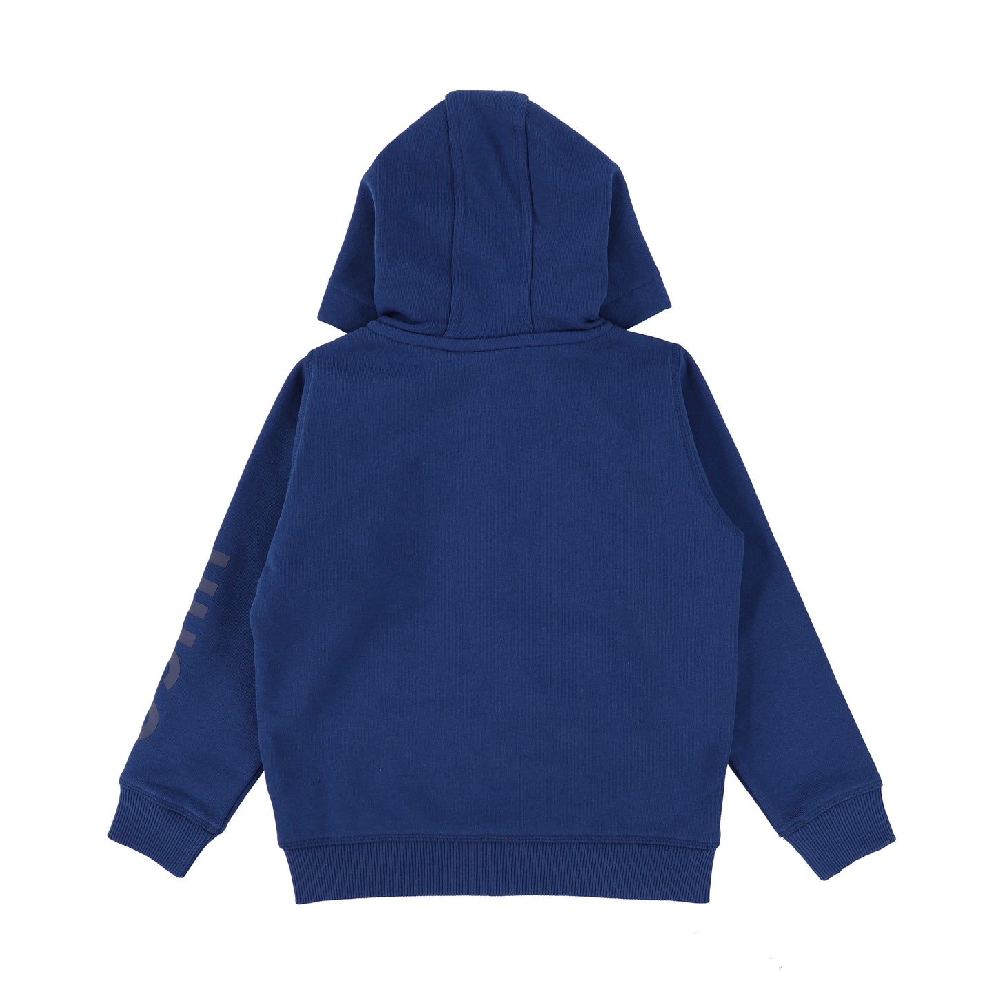 HUGO BLUE ZIP UP LOGO HOODIE