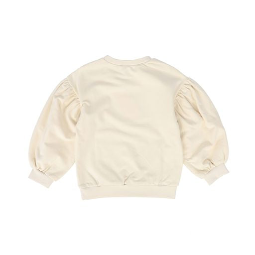 YELL OH BONE FLOWER PRINT PUFF SLEEVE TOP