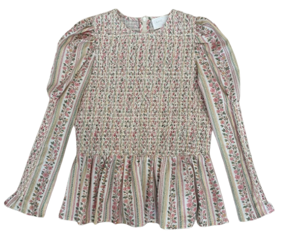VALENTINA FLORAL SMOCK AND BUBBLE BLOUSE